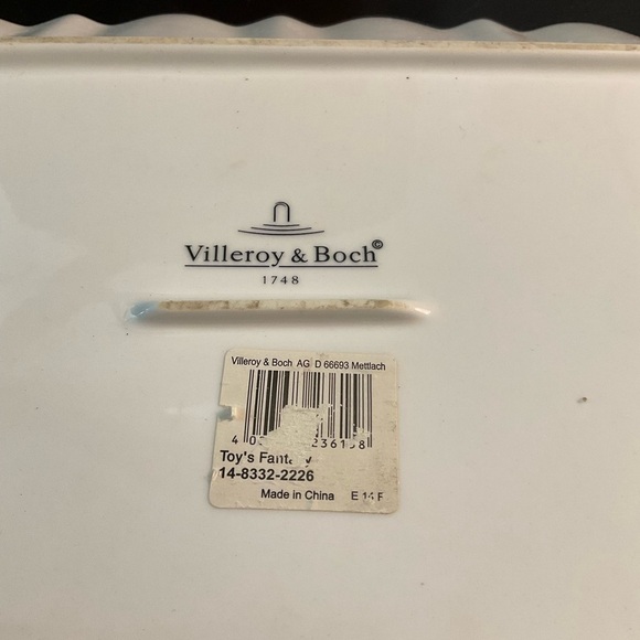 Villeroy & Boch, Toy’s Fantacy Platter. 13.75”x8.75”” Christmas Themed Scene. - Picture 2 of 7